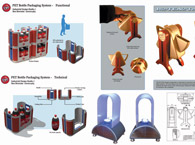 Conceptual Design - Various designs at the concept stage.